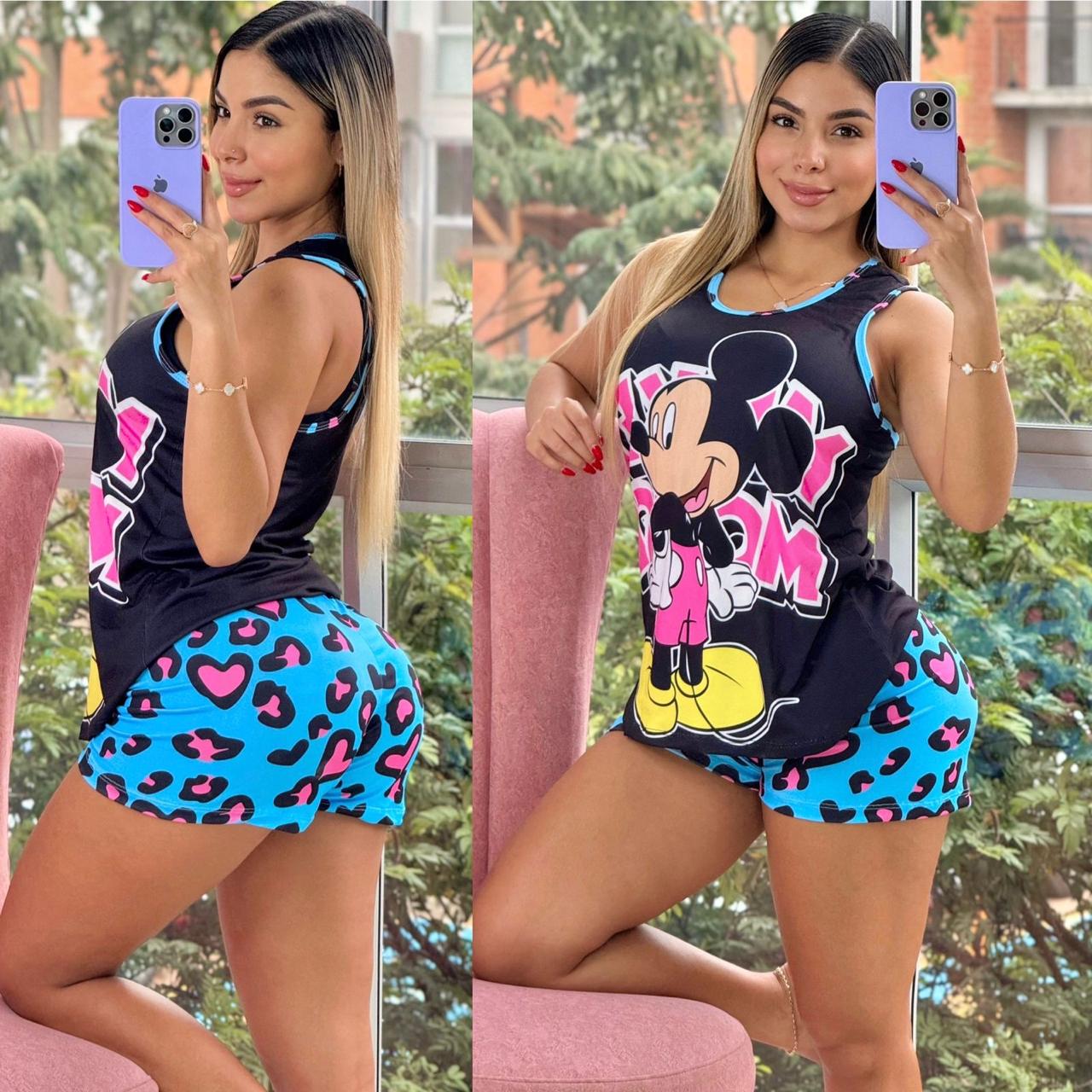 Pijama en short para mujer REF 1019